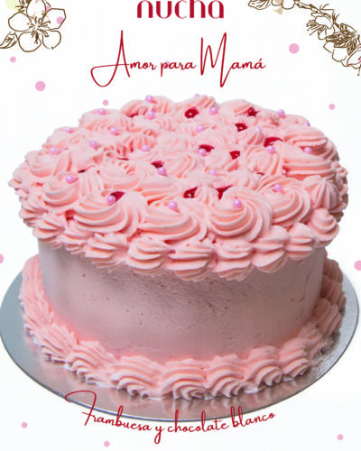 Torta de Frambuesas y Chocolate blanco